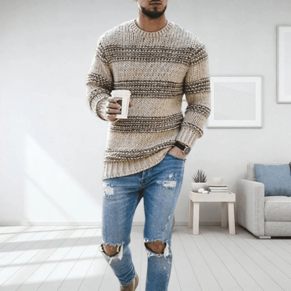 Jeff | Men's Winter Pullover Sweater
