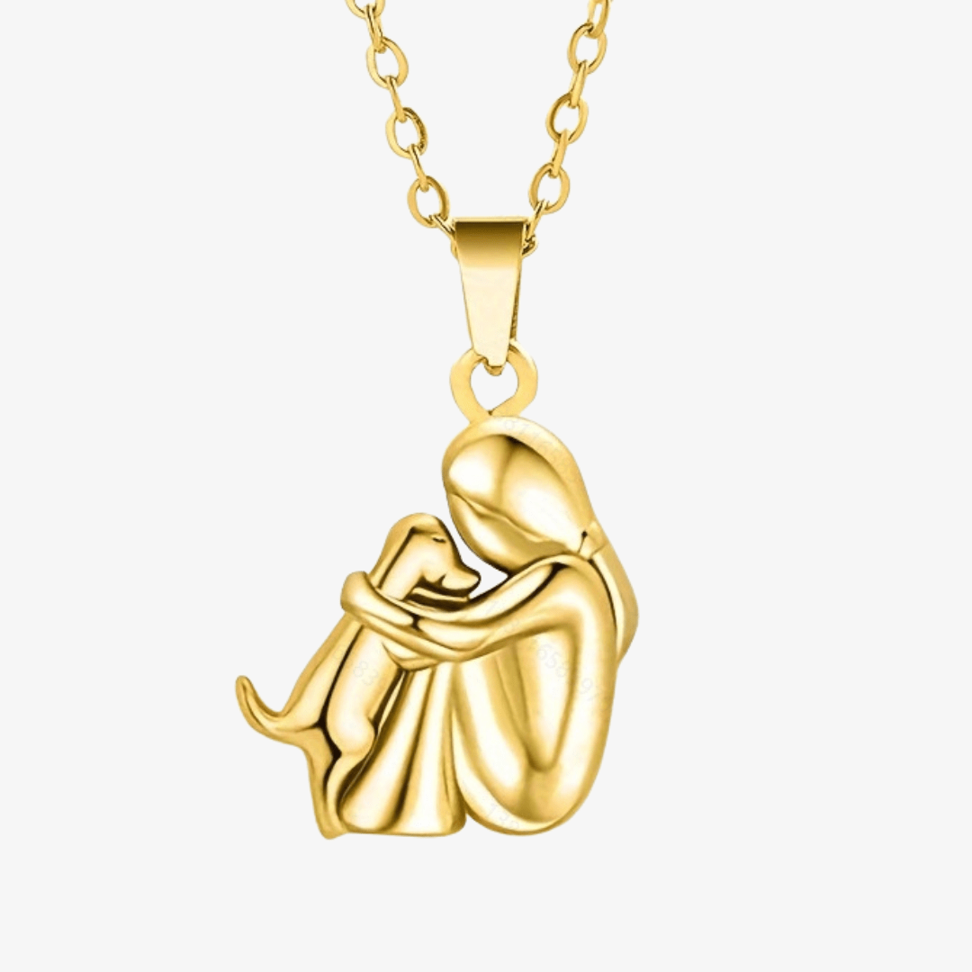 Elysian Dog Pendant Necklace | Sustainable Stainless Steel