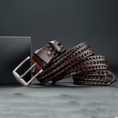 Braided Legacy Leather Blend Belt