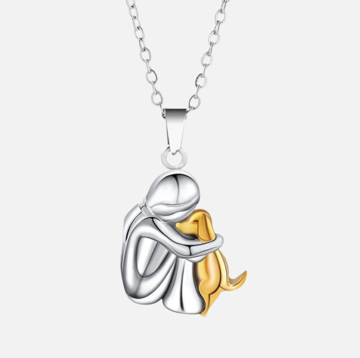 Elysian Dog Pendant Necklace | Sustainable Stainless Steel