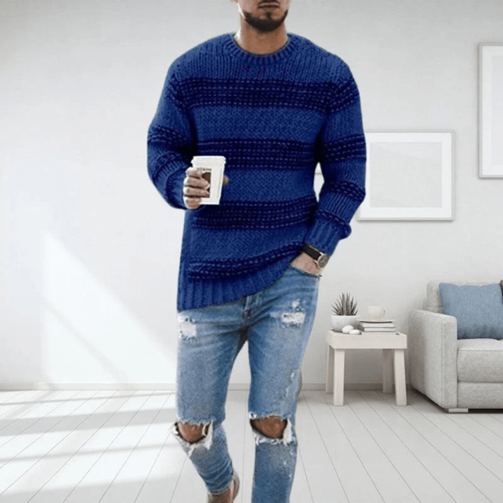 Jeff | Men's Winter Pullover Sweater