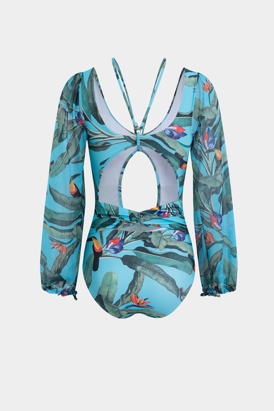 Leaf | Backless Twist Knot One-Piece Swimsuit