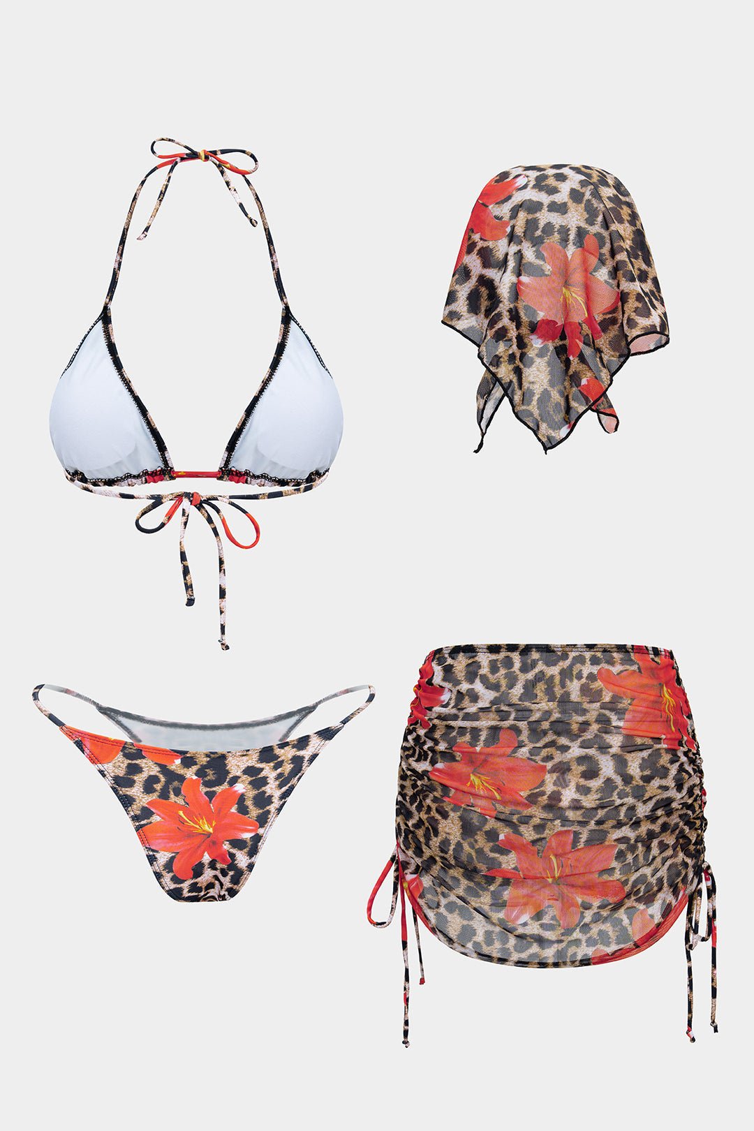 Leo | Tie-Up Bikini Set