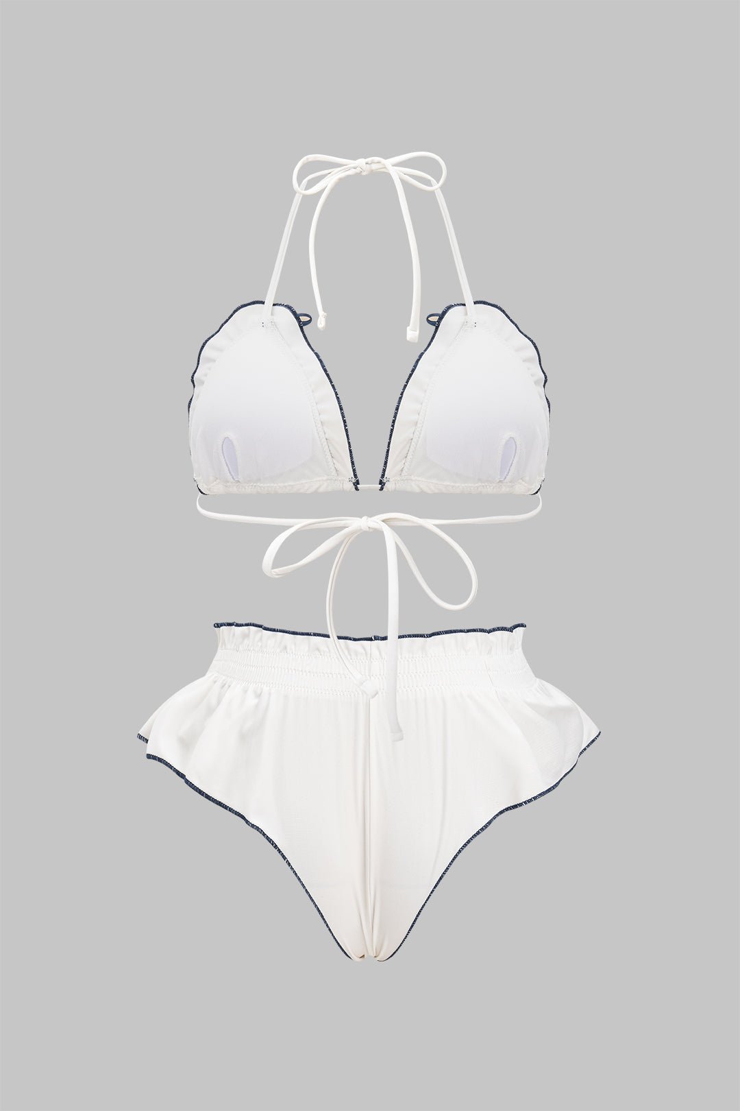Ruffle | Ruched Bikini Set