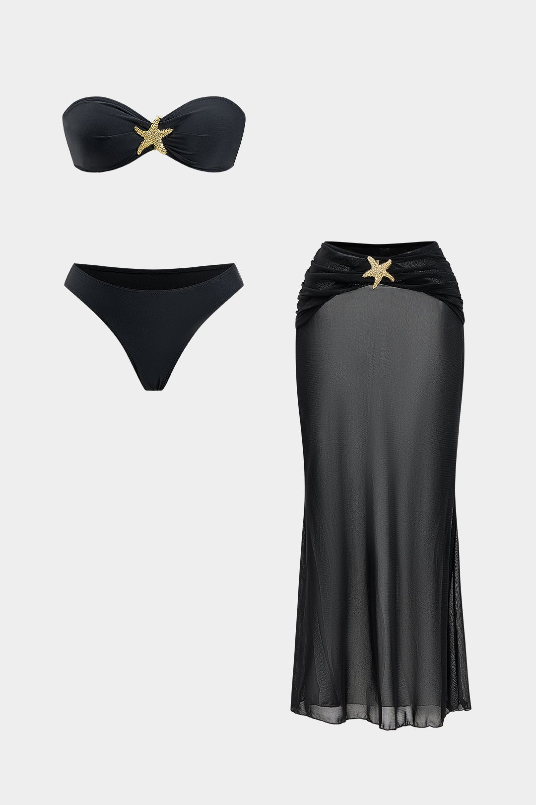 Chandler | Tie-Up Split Bikini Set