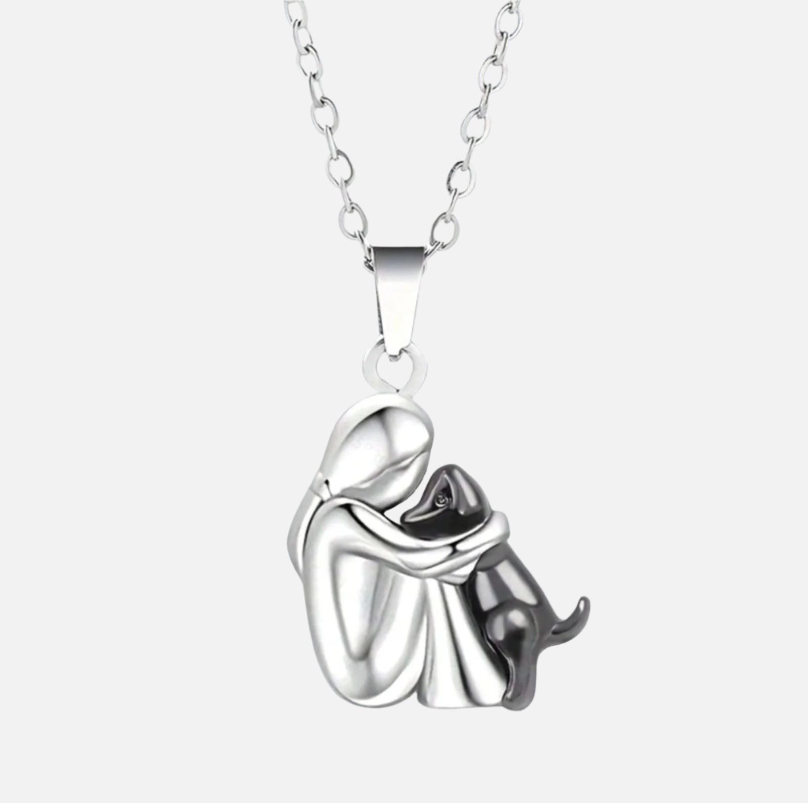 Elysian Dog Pendant Necklace | Sustainable Stainless Steel