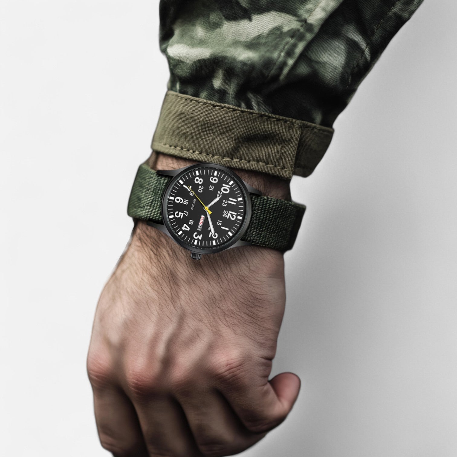 DuraField Watch | Rugged Stainless Steel, High-Visibility Dial