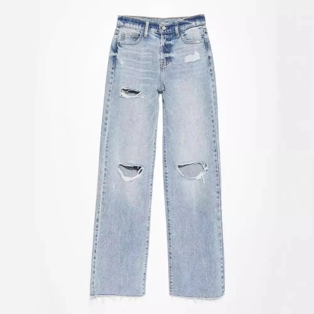 Savona | Distressed Light-Wash Jeans