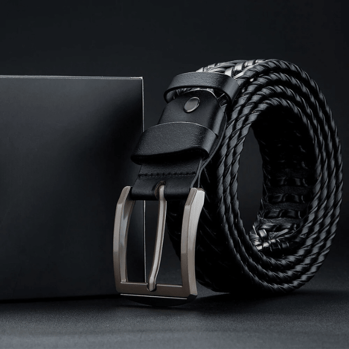 Braided Legacy Leather Blend Belt