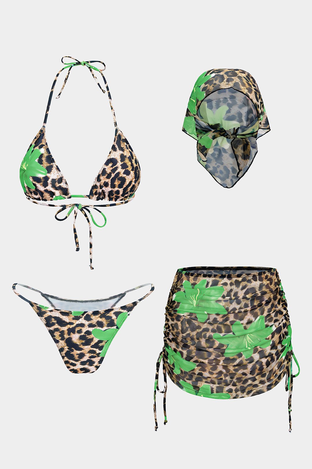 Leo | Tie-Up Bikini Set