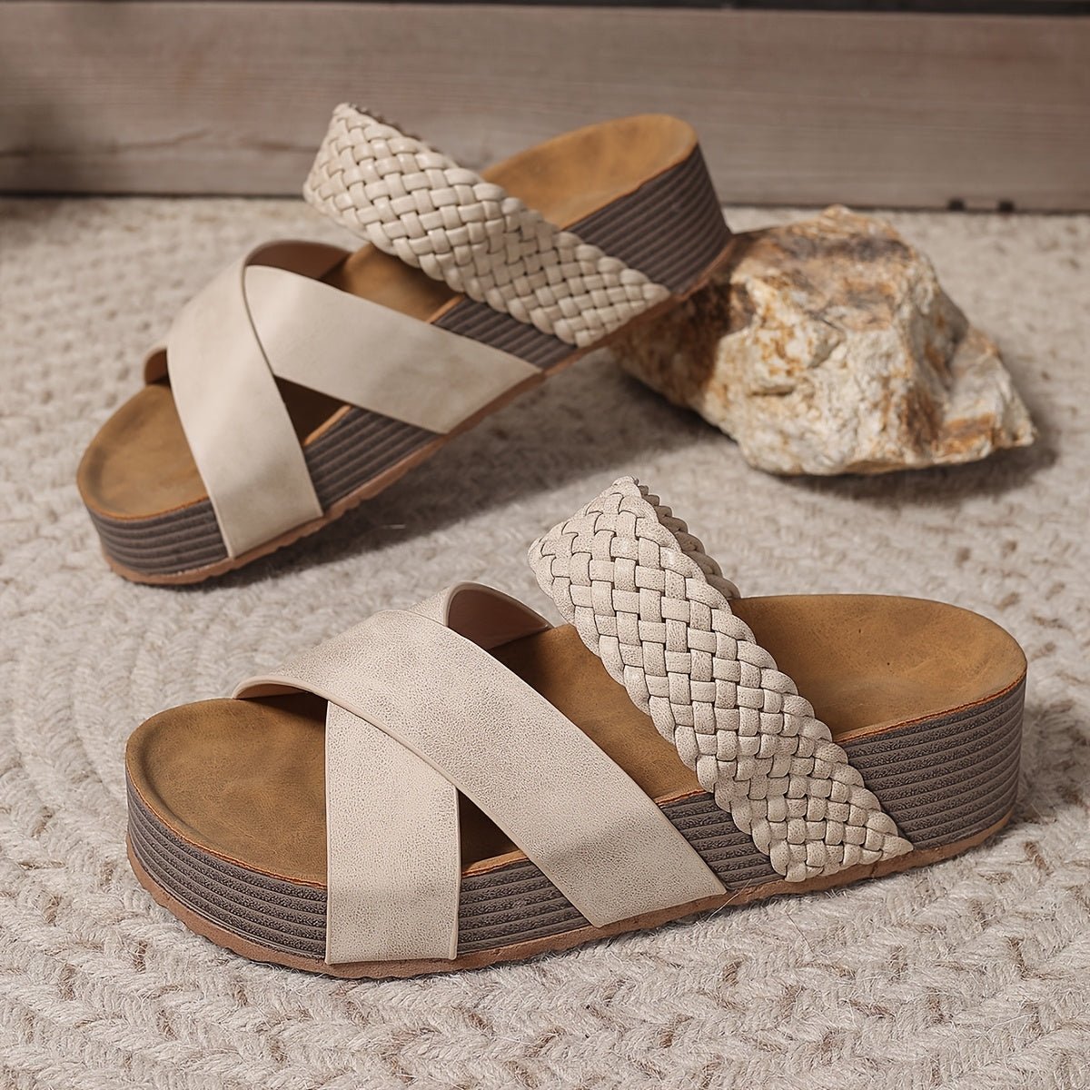 Rosa Sandals for Women | Orthopedic Leather, Non-Slip Grip