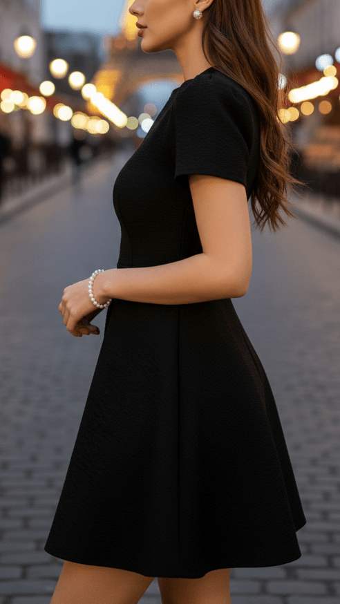 Isabelle | High Neck Belted Dress
