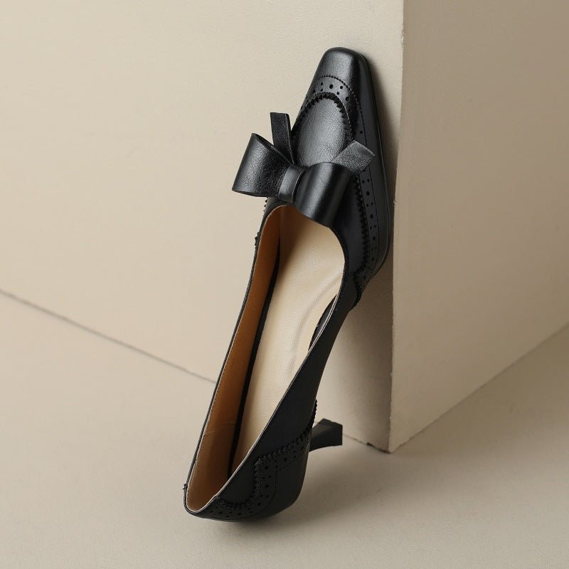 Célora | Leather Ribbon Pumps