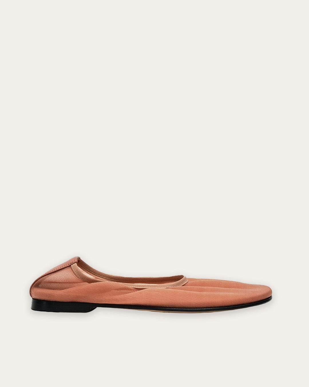 Balla Scrunch Heels | Rose Sheer Mesh, Leather Insole, Perfect Wedding Shoes