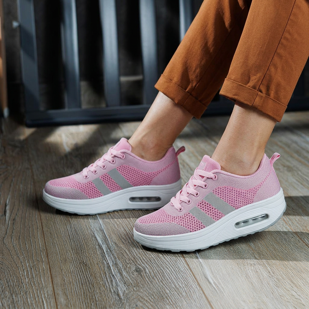 Breeze Sneakers | Air Bubble Cushioning, Wide Fit