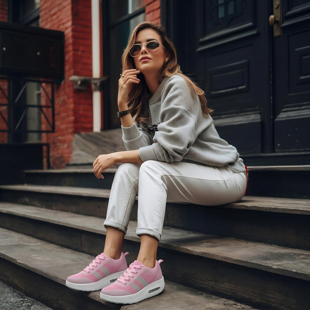 Breeze Sneakers | Air Bubble Cushioning, Wide Fit