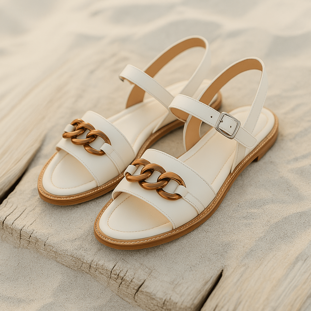 Catania | Leather Chain Sandal