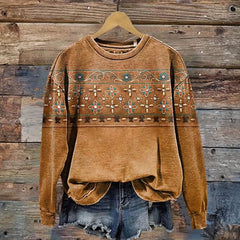 Mara Sweatshirt | Floral Printed Cozy Top