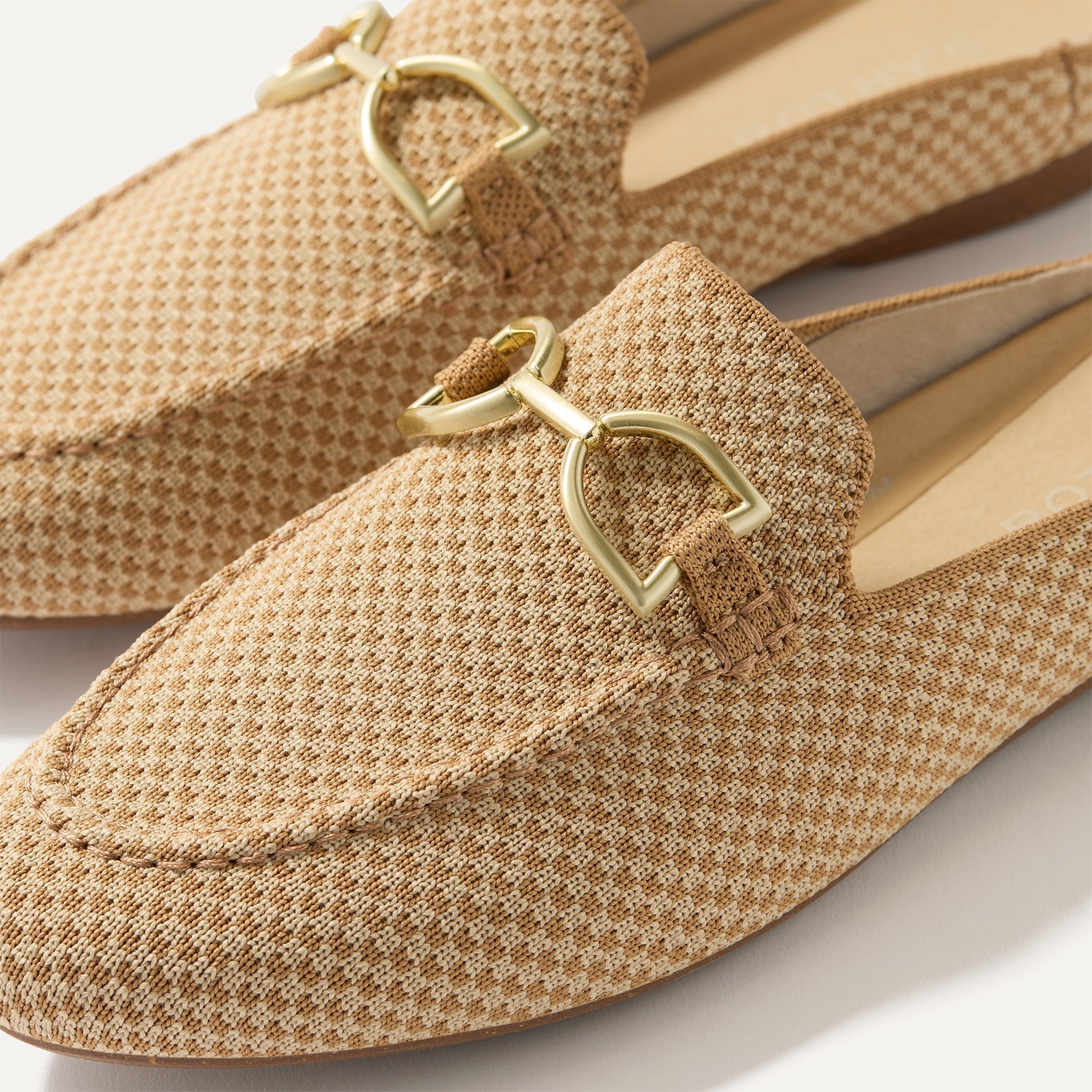 Daxon Loafer Mule | Cushioned Insole, Micro Check Design