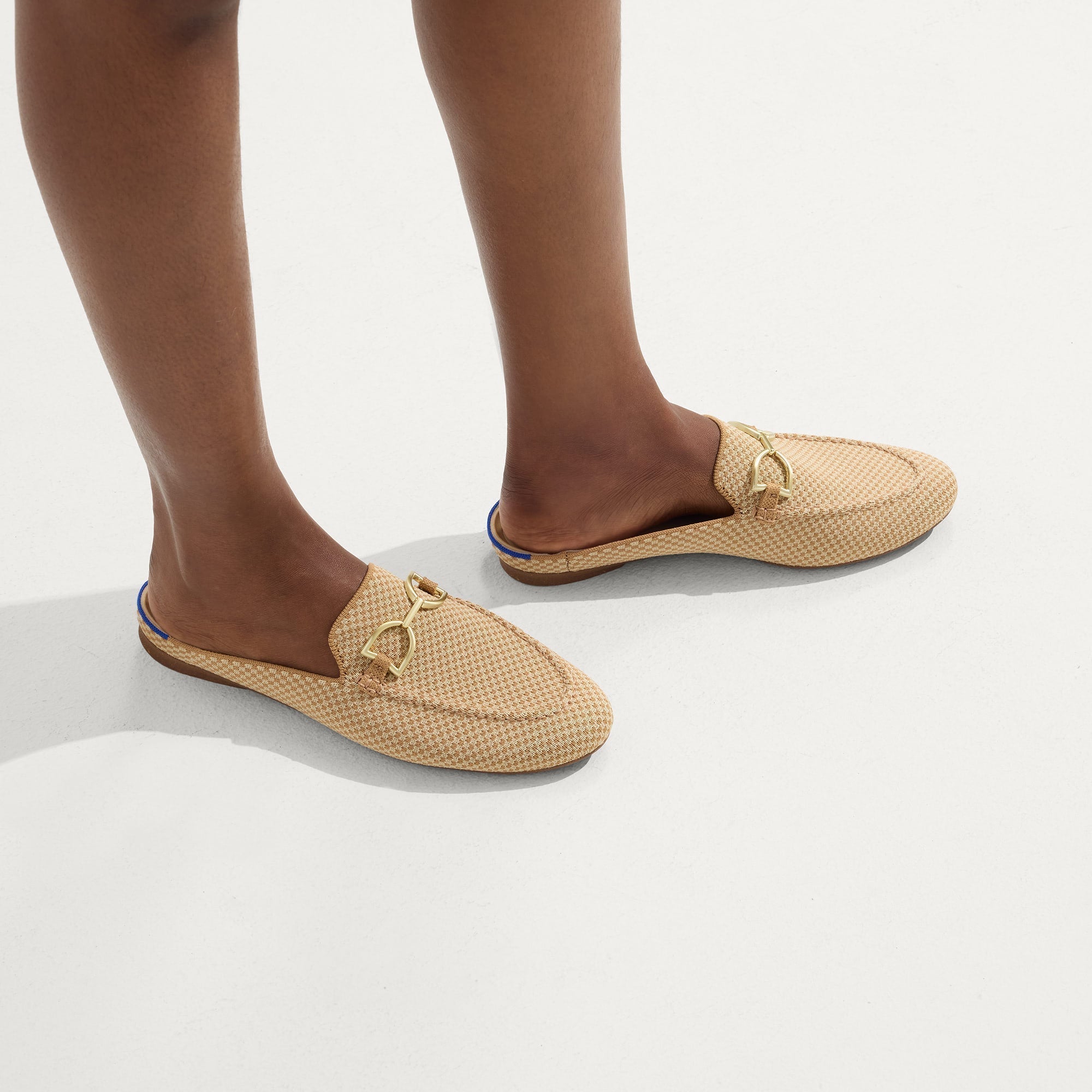 Daxon Loafer Mule | Cushioned Insole, Micro Check Design