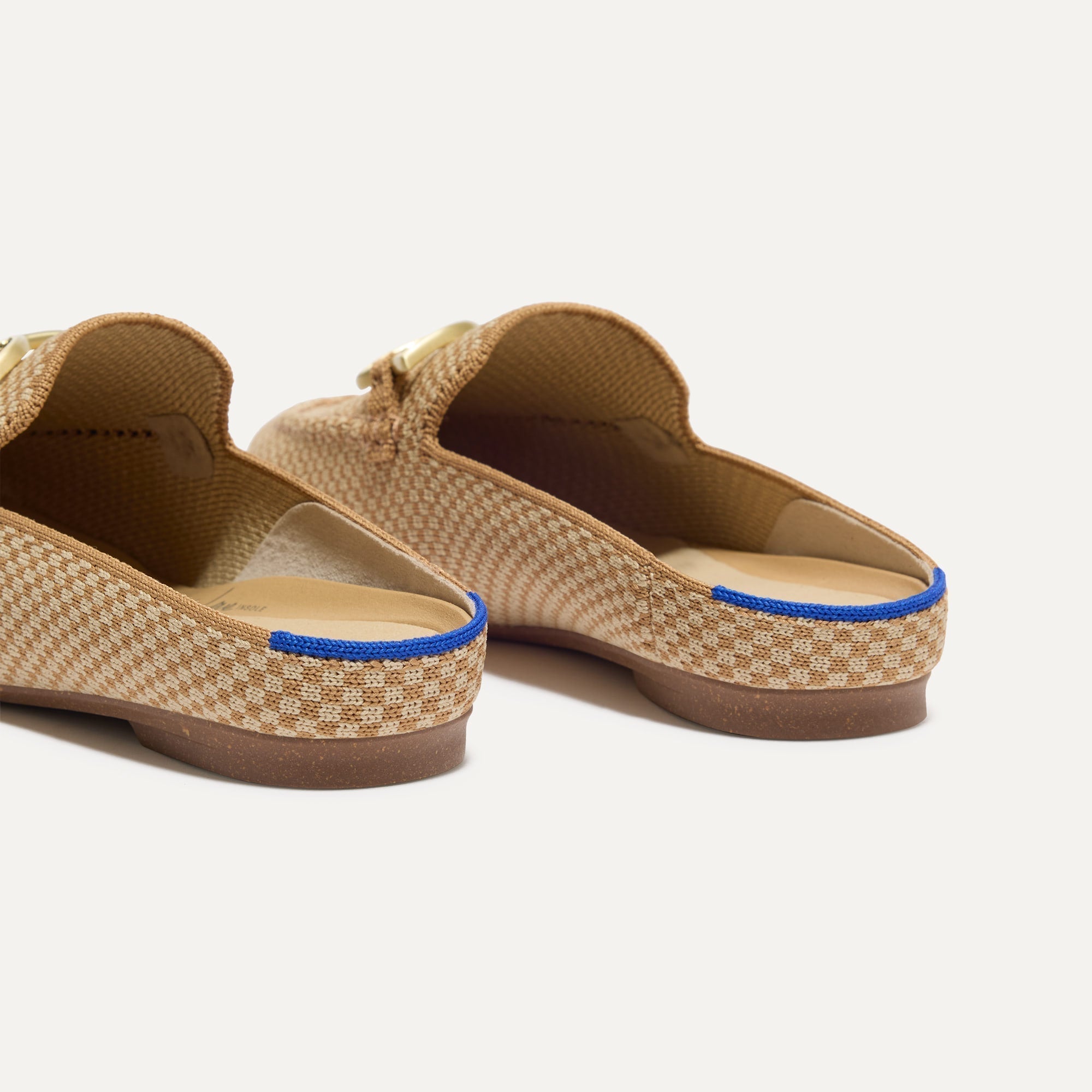 Daxon Loafer Mule | Cushioned Insole, Micro Check Design