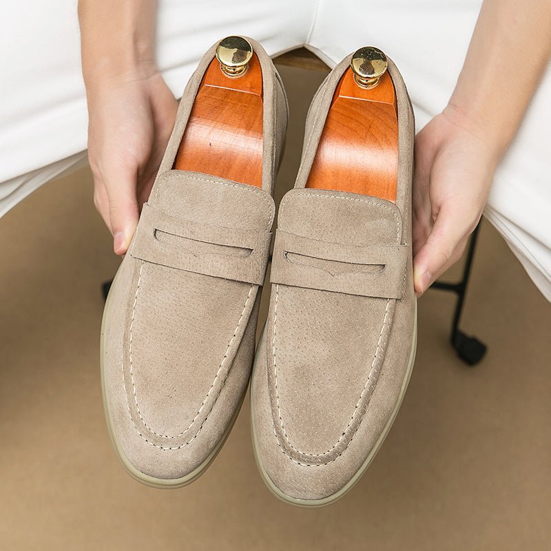 Brando | Suede-Touch Loafers for Women Orthopedic Comfort, Slip-On Design
