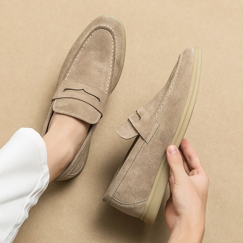 Brando | Suede-Touch Loafers for Women Orthopedic Comfort, Slip-On Design