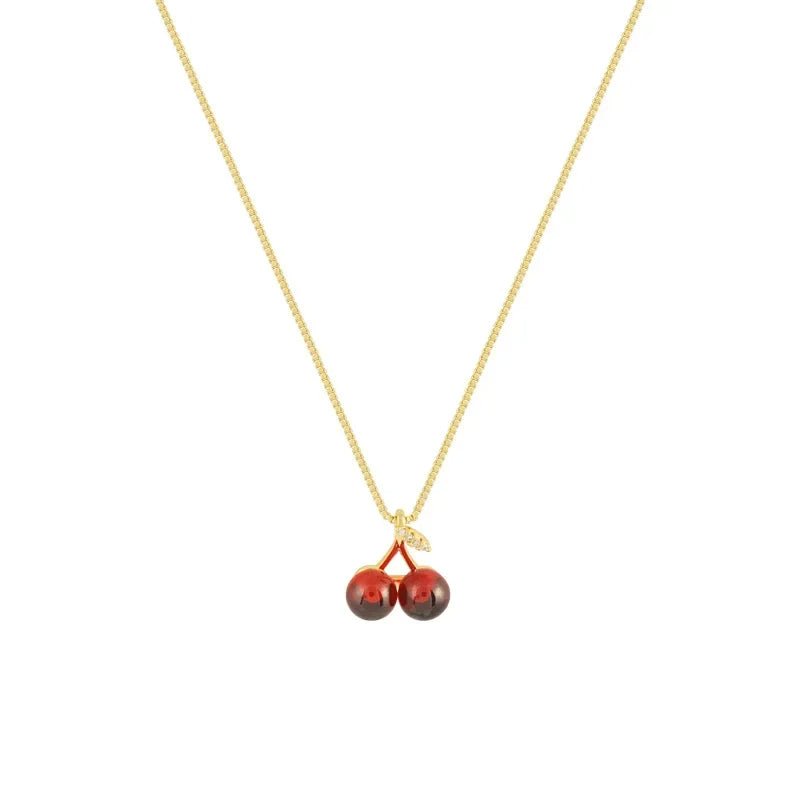 Ciliegia | necklace with fruity red wine pendant