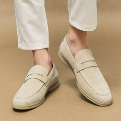 Brando | Suede-Touch Loafers for Women Orthopedic Comfort, Slip-On Design