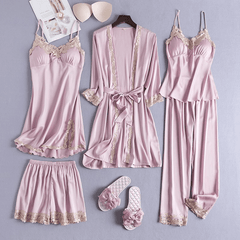 Haven Satin Intimates Set | Elegant 4-Piece Loungewear