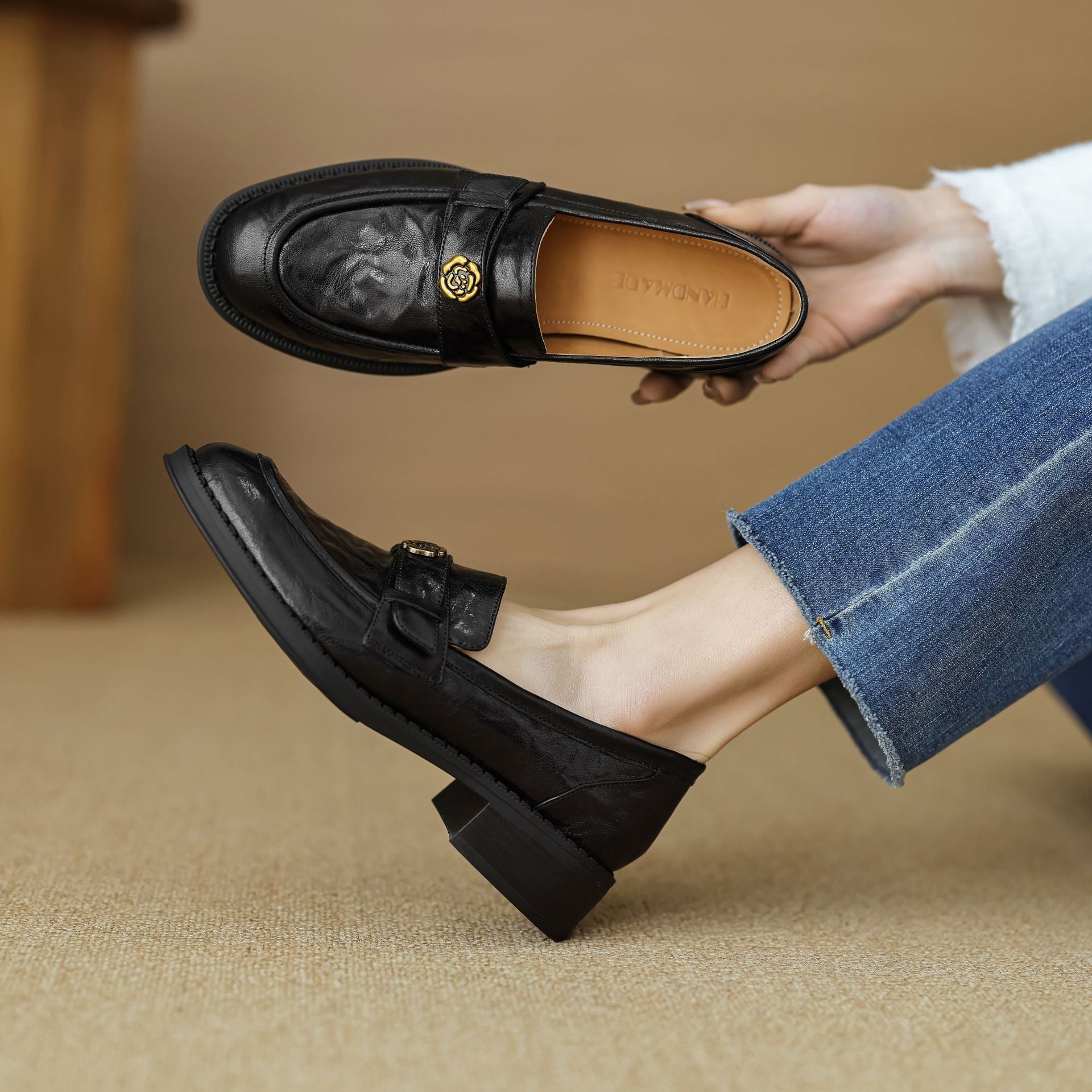 Morrelle | Leather Loafers