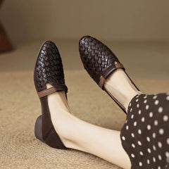 Ardelle | Woven Leather Loafer