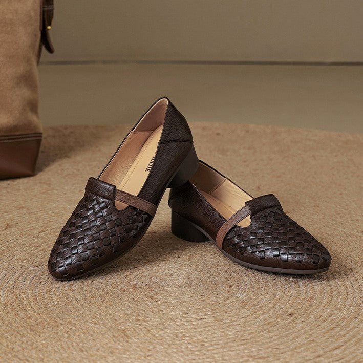 Ardelle | Woven Leather Loafer