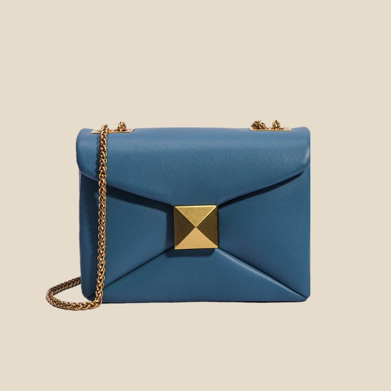 Glamco Chain Bag | Premium Leather-Look with Gold Rivets
