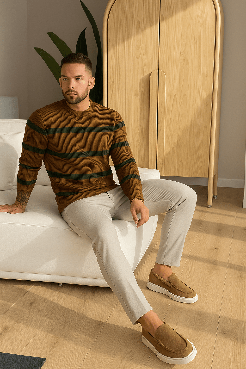 Oscar | Casual Summer Sweater in Wool blend
