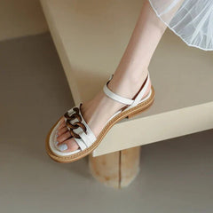Catania | Leather Chain Sandal