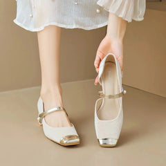Bellore | Pearl-Tip Mary Janes