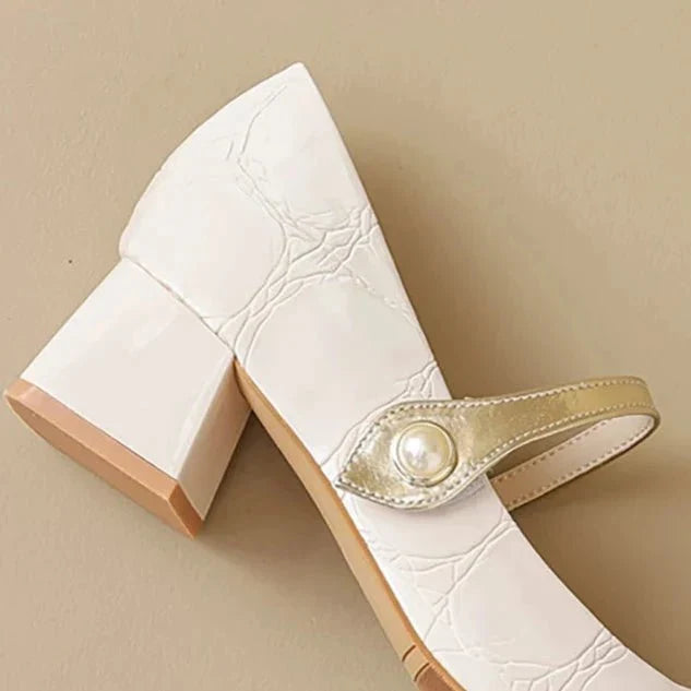 Bellore | Pearl-Tip Mary Janes