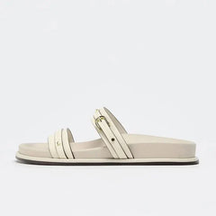 Maribel | Twin Strap Flats