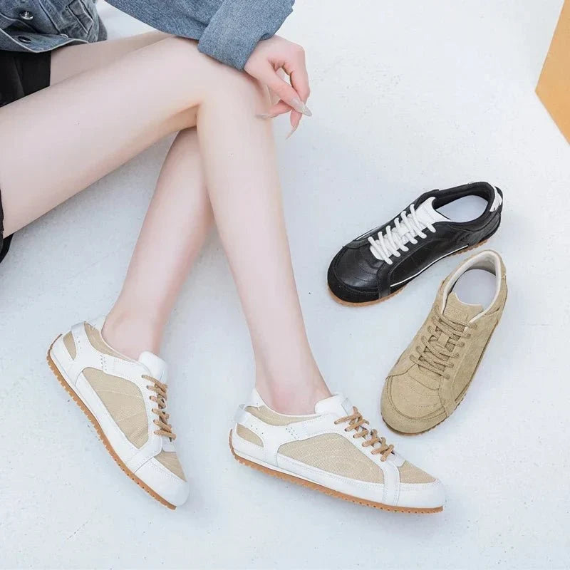 Evienne | Leather Trainers