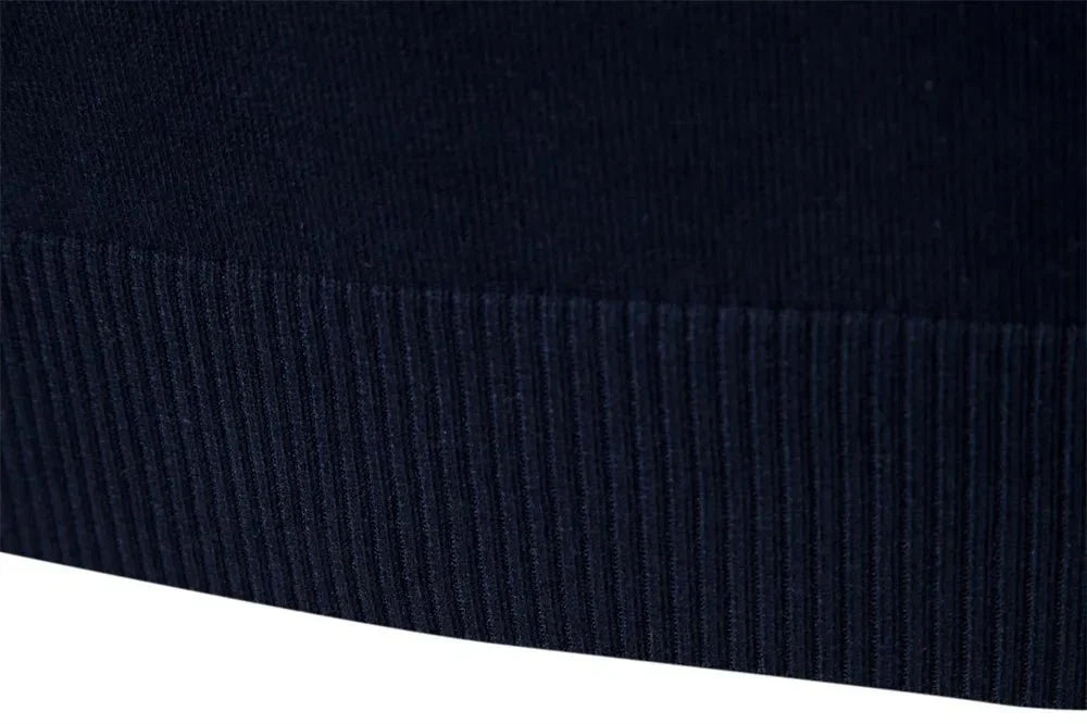 Quest Quarter-Zip Sweater | Striped Cotton Blend, Relaxed Fit