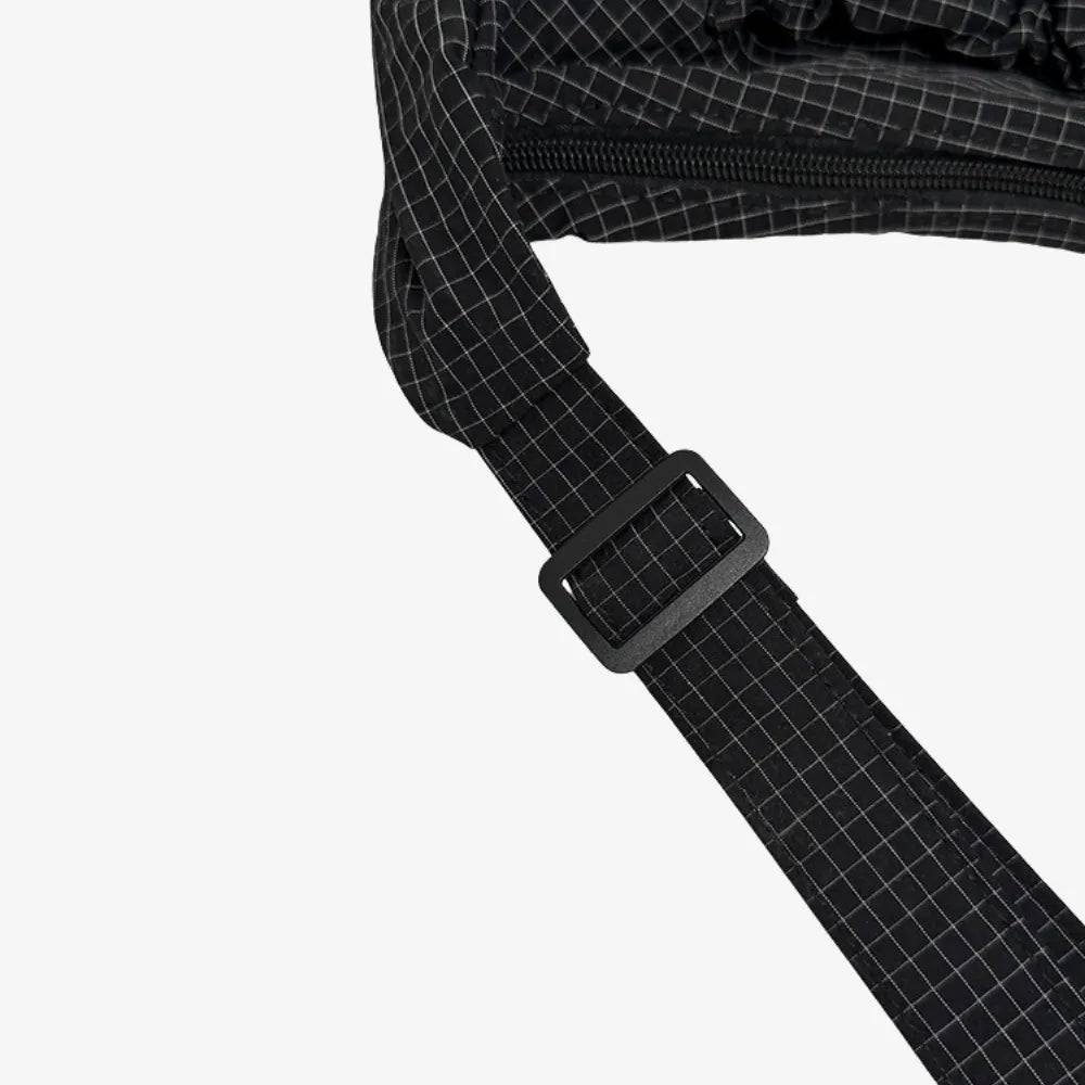 Nava Crossbody Bag | Checkered Nylon and Polyester Design for Women