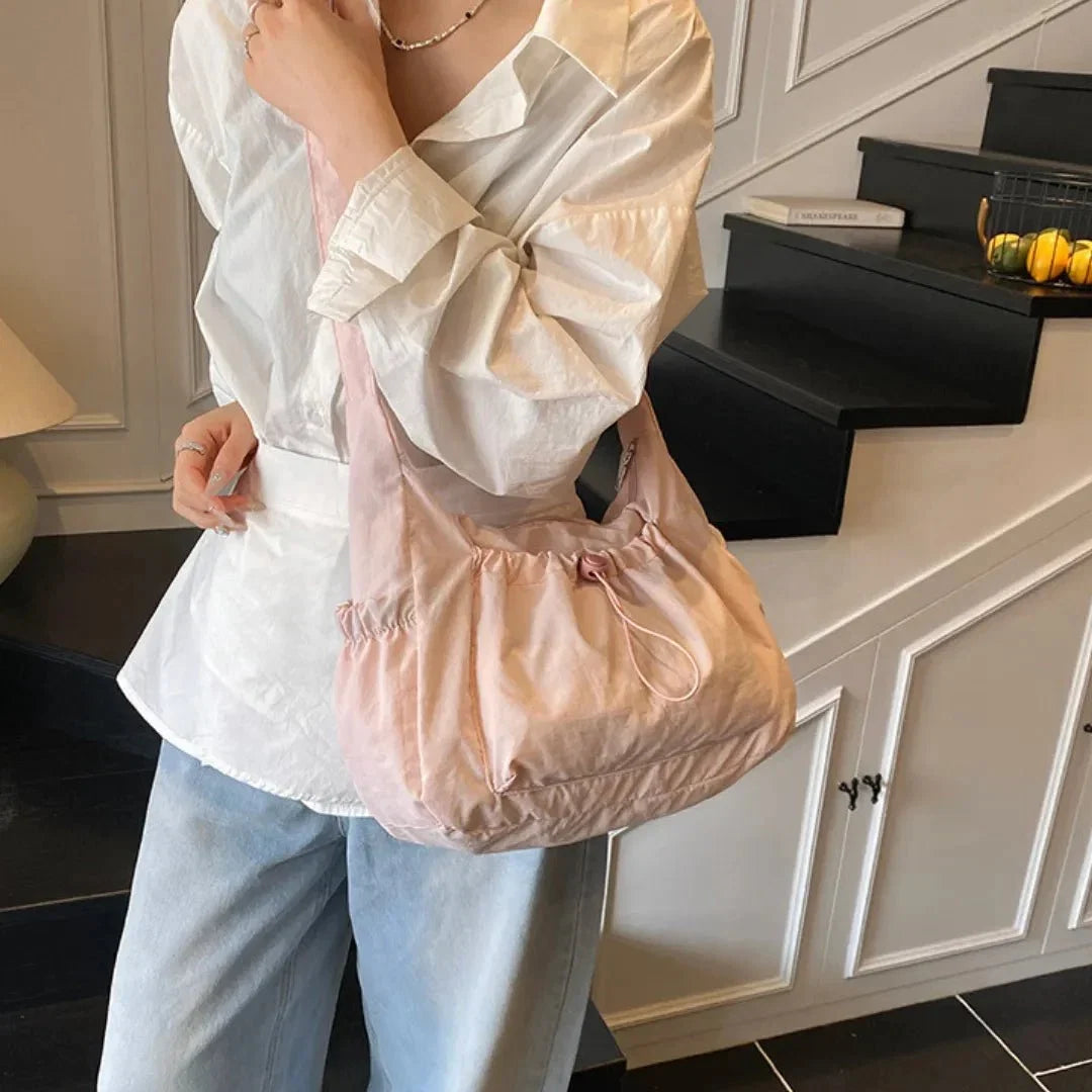 Nava Crossbody Bag | Checkered Nylon and Polyester Design for Women