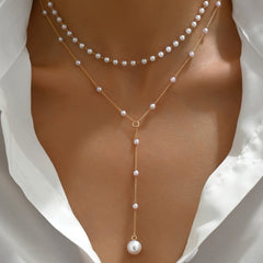 Mylah | Collana con perle a strati