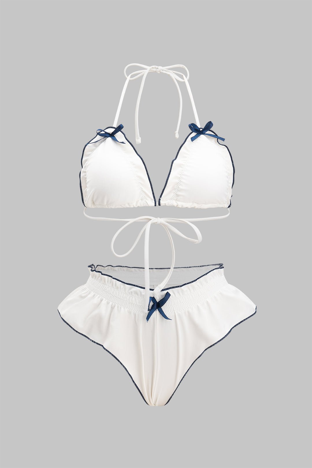 Ruffle | Ruched Bikini Set