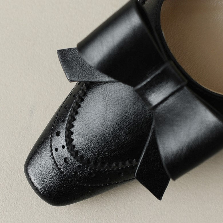 Célora | Leather Ribbon Pumps