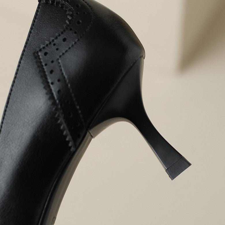 Célora | Leather Ribbon Pumps