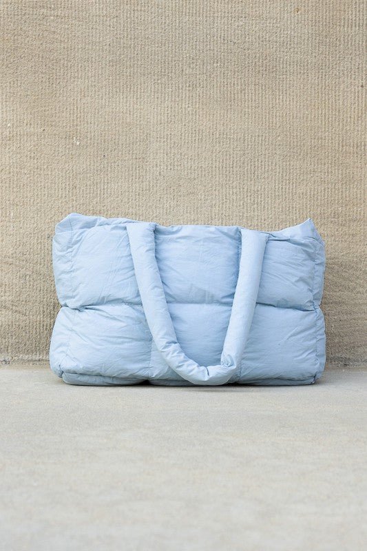 Daphne Puffer Tote | Polyester/Nylon Exterior, Cotton Lining