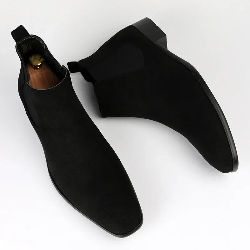 Max | Elegant suede-touch boots for men