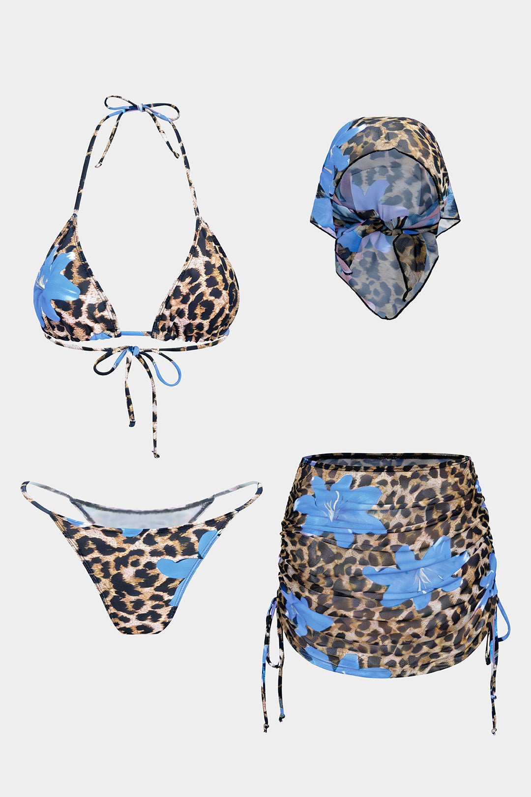 Leo | Tie-Up Bikini Set